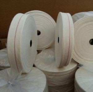 Blanc barreja Sarja cinta cinta aïllant de cotó espiga a mida